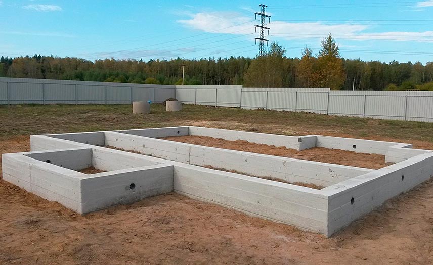 ленточный фундамент